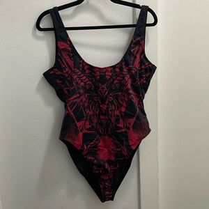 Killstar Beach Beast Swimsuit Black XL NWT